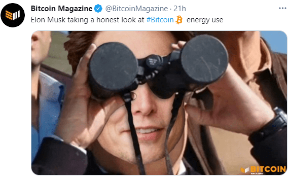 Bitcoin mag takes a poke at the billionaire