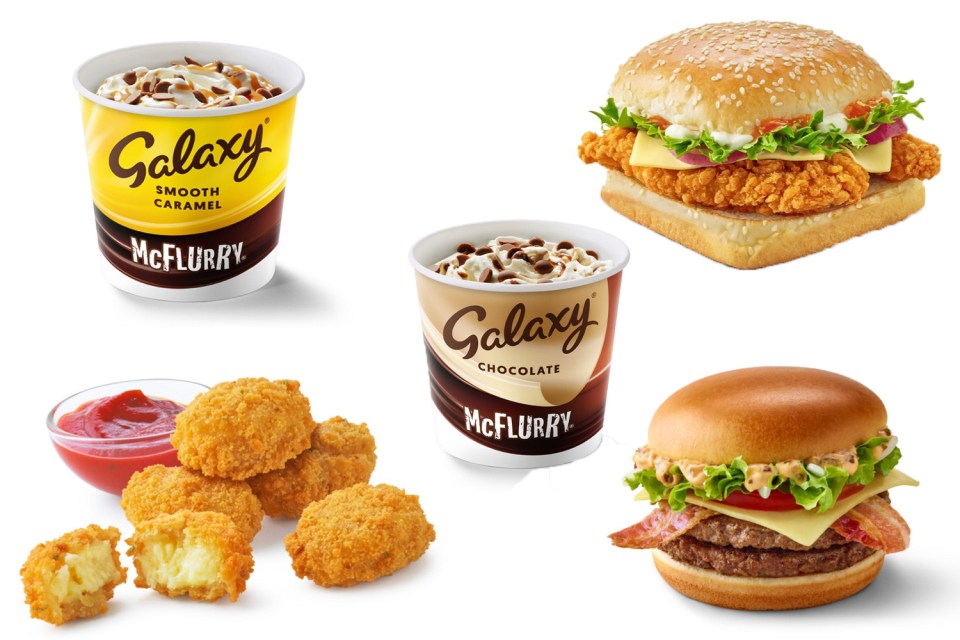 Five fan favourites will vanish from the McDonald's menu on Tuesday