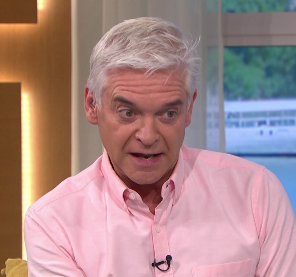 Phillip Schofield said he got a 'hell of a shock' when she showed him the footage