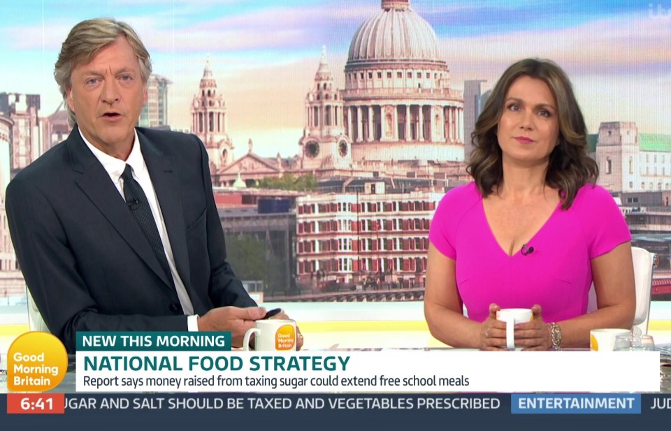 GMB's Richard Madeley spoke to a guest - not realising the man was next to him