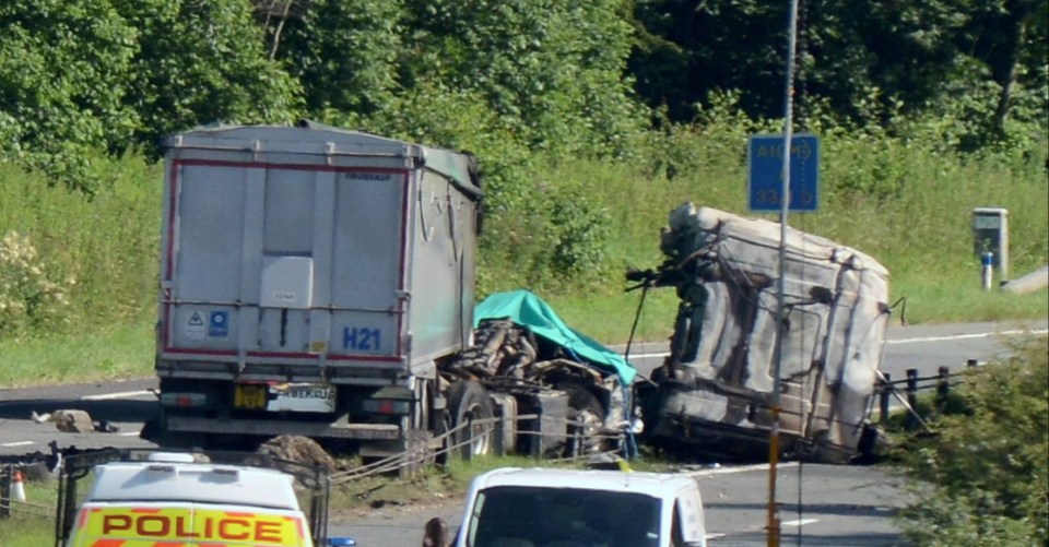 The A1(M) near Durham, remains closed to traffic today following the horror crash