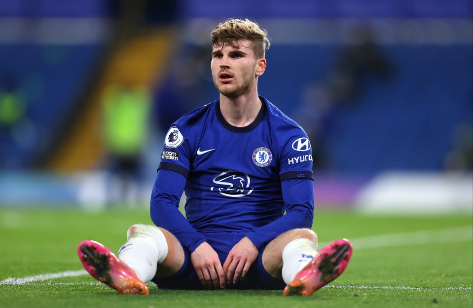 Werner has had a tough first season in England with Chelsea