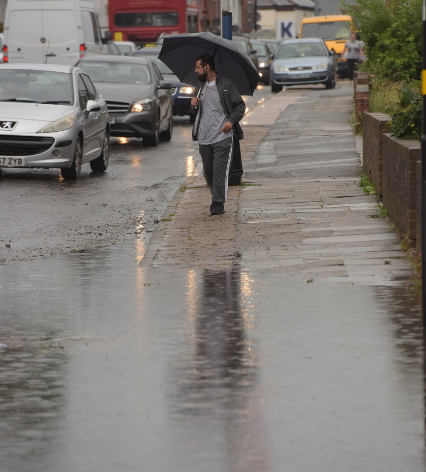 Flash flooding in Bearwood, Birmingham