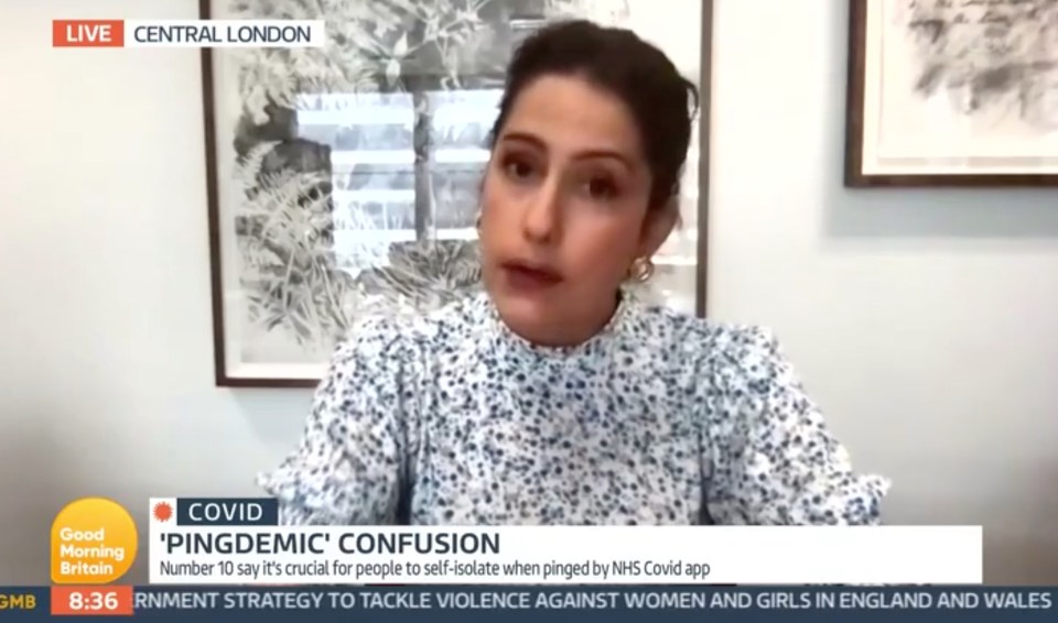 Victoria Atkins MP was on Good Morning Britain today