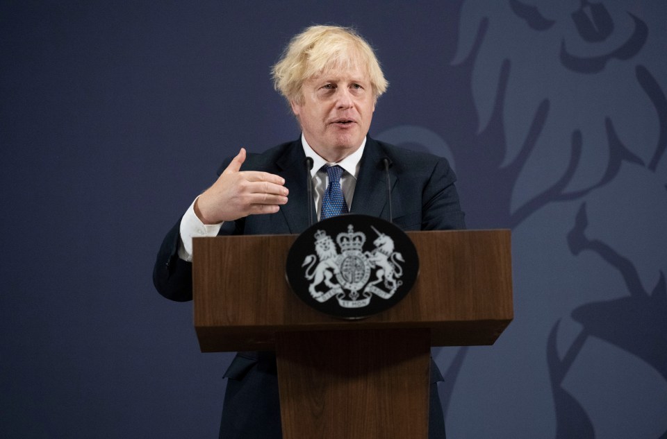 Boris Johnson is under pressure over vaccine passports