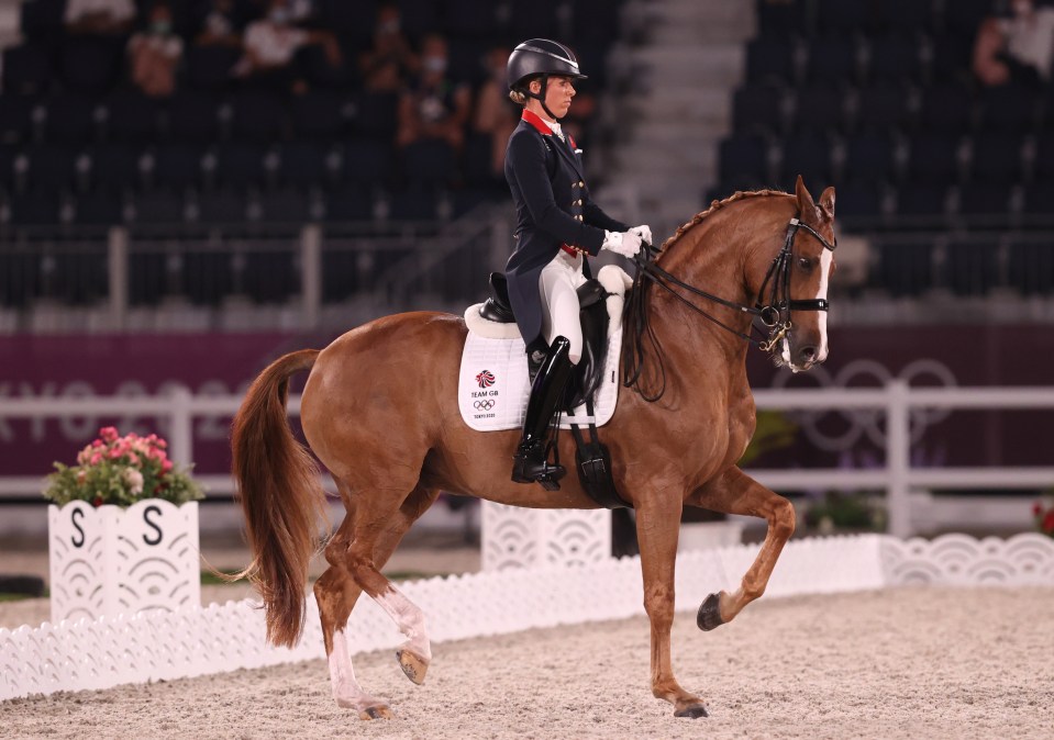 The two-time Gold medalist won bronze in the team dressage in Tokyo