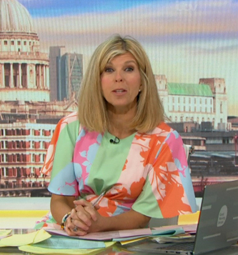 Kate Garraway was taken aback by the MP's mistake