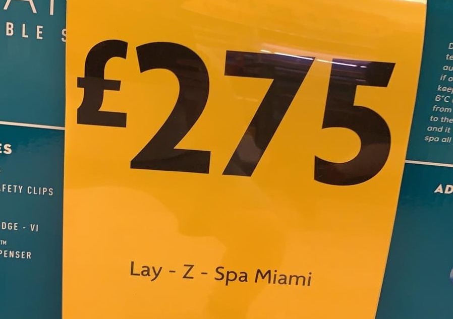 The £275 price tag is cheaper than at other shops