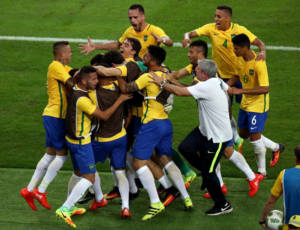 Brazil take the Olympics very seriously when it comes to football