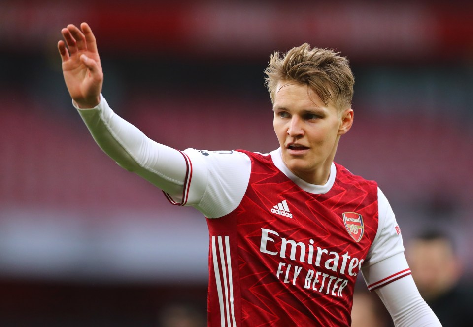 Martin Odegaard has waved goodbye to Arsenal fans