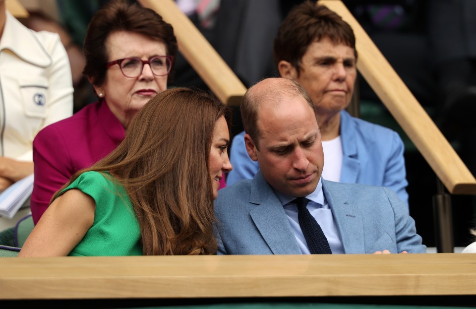 Kate and William appeared closer than ever as they flirted at Wimbledon today, according to body language expert Judi James