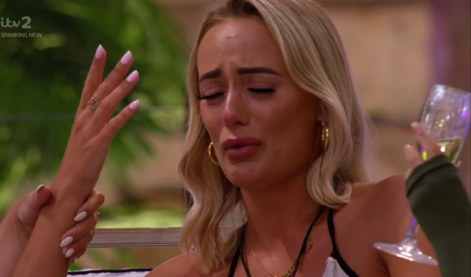 Millie was heartbroken after discovering Liam's antics at Casa Amor