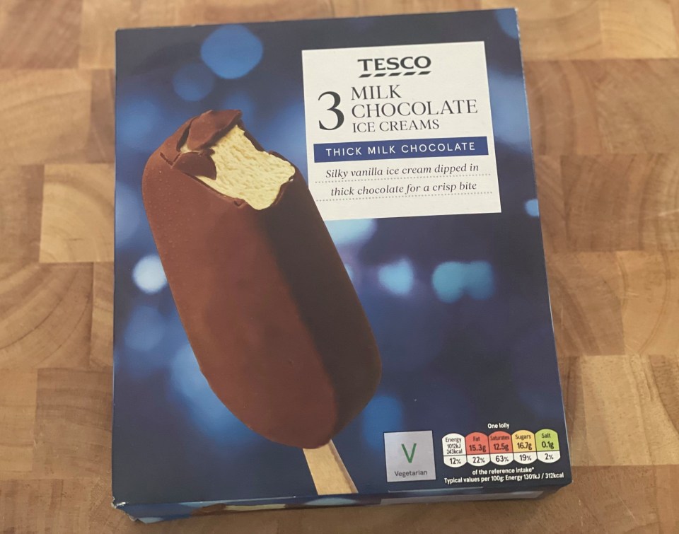 You might miss Tesco's on the shelf, the packaging is blue