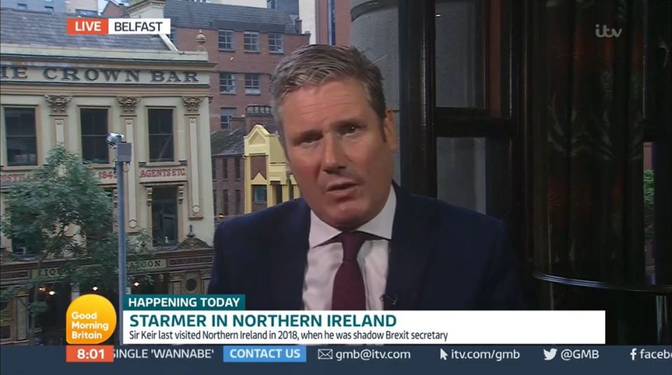 Keir Starmer appeared on Good Morning Britain