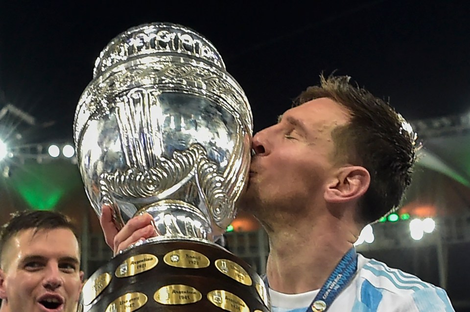 Lionel Messi finally tasted international glory as Argentina won Copa America