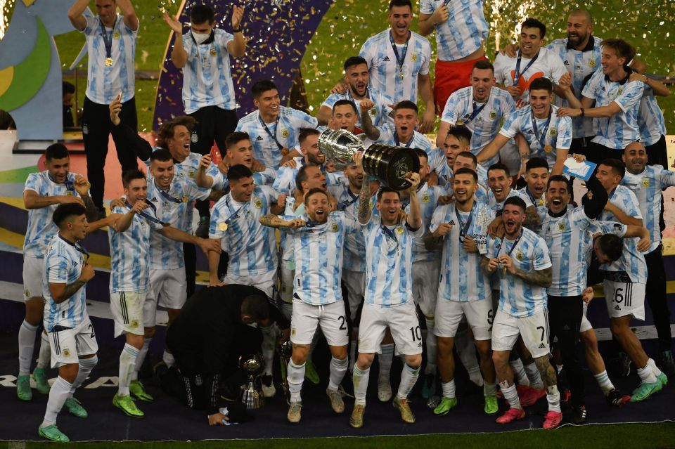 Argentina ended their 28-year wait to win an international trophy