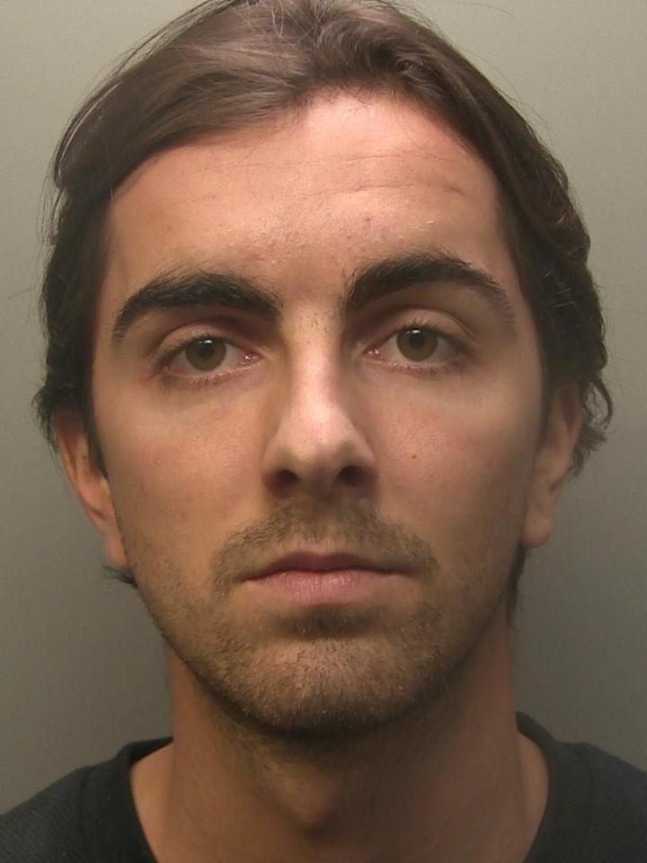 Sammy Kimmence, pictured in his mugshot, has been jailed after conning two vulnerable OAPs out of tens of thousands of pounds