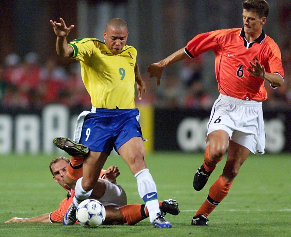 Ronaldo in his pomp during the 1998 World Cup