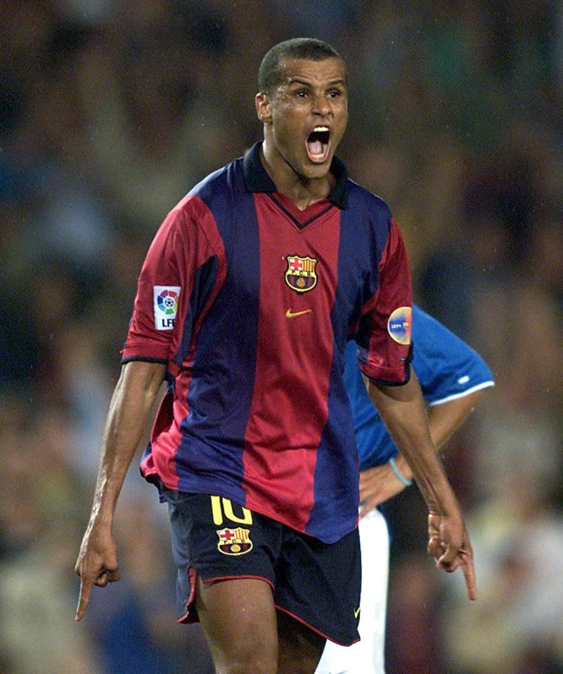 Rivaldo won the Ballon d'Or during his Barcelona heyday