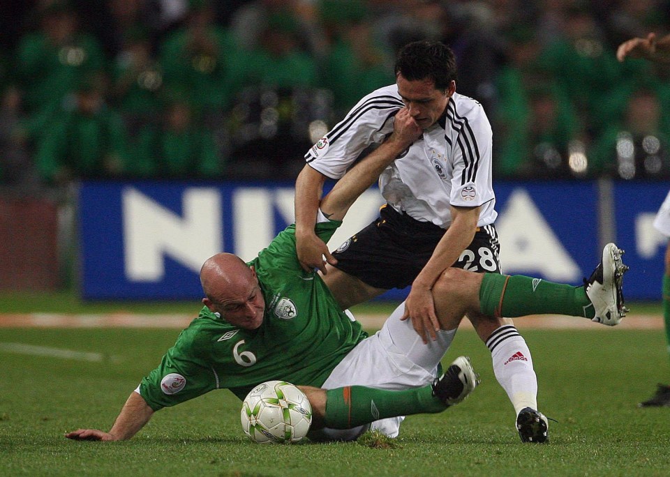 The former midfielder won 40 caps for Ireland