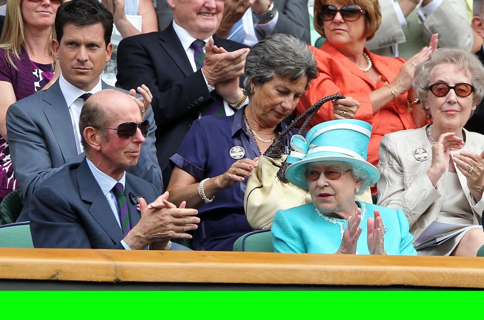 The Queen has only attended Wimbledon four times