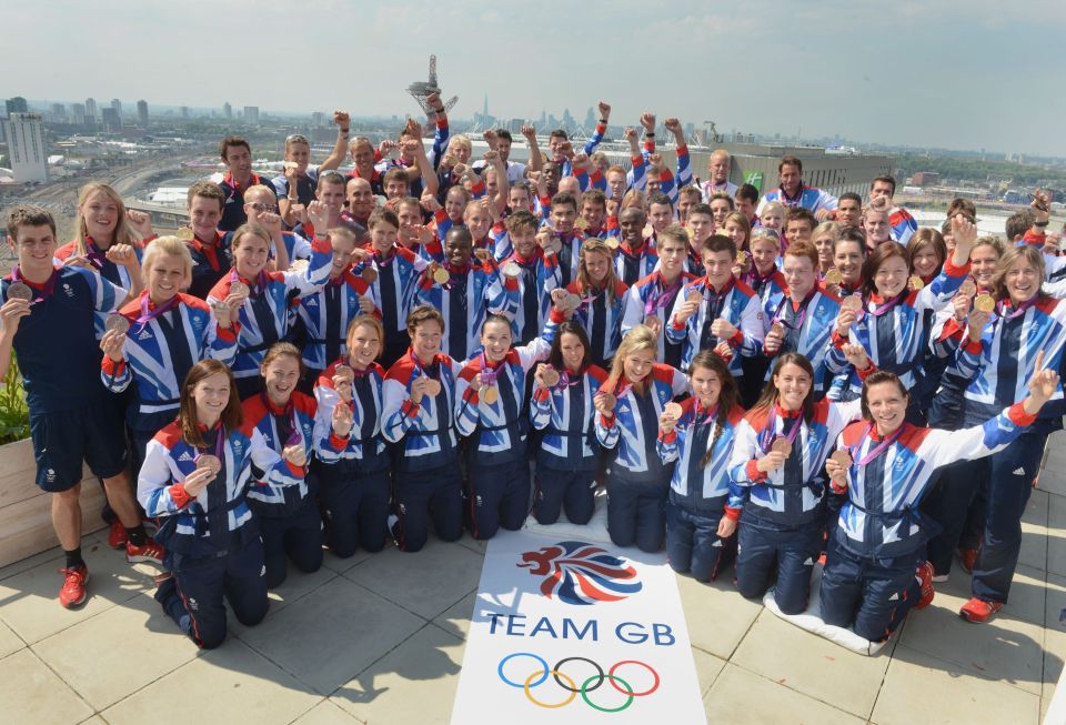 Team GB medallists from London 2012