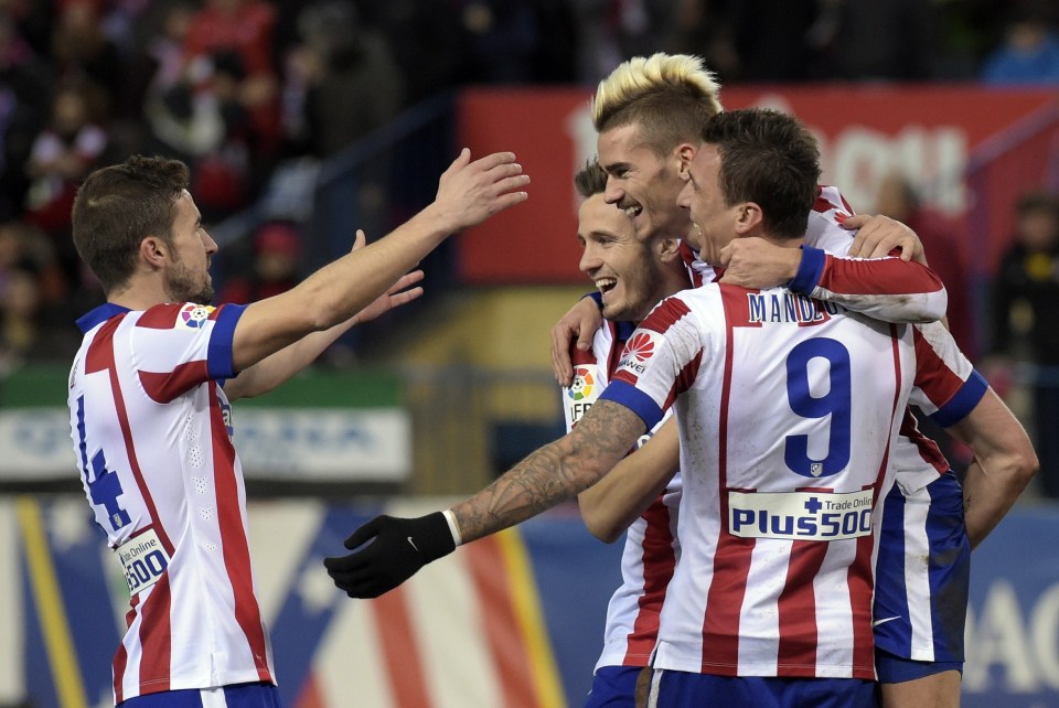 Saul and Griezmann were team-mates at Atletico