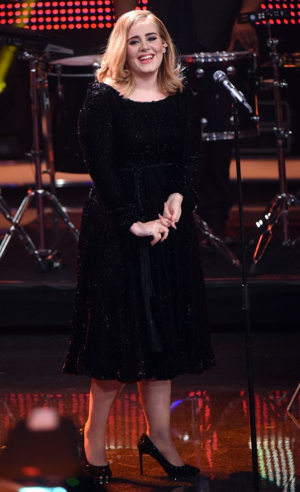 Adele, pictured in 2015, adopted a more balanced lifestyle for the sake of her voice