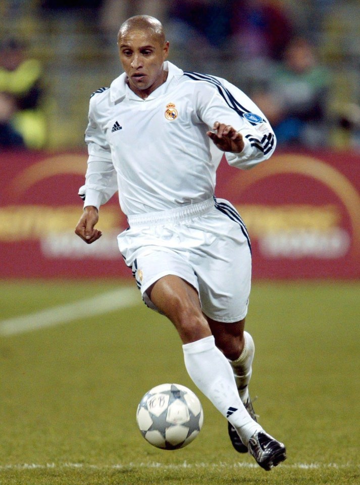 Roberto Carlos spent over a decade in the famous white shirt of Real Madrid