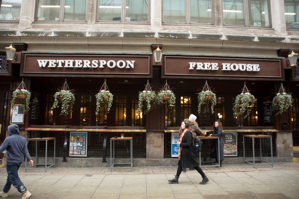 Wetherspoons is Britain’s biggest pub outlet