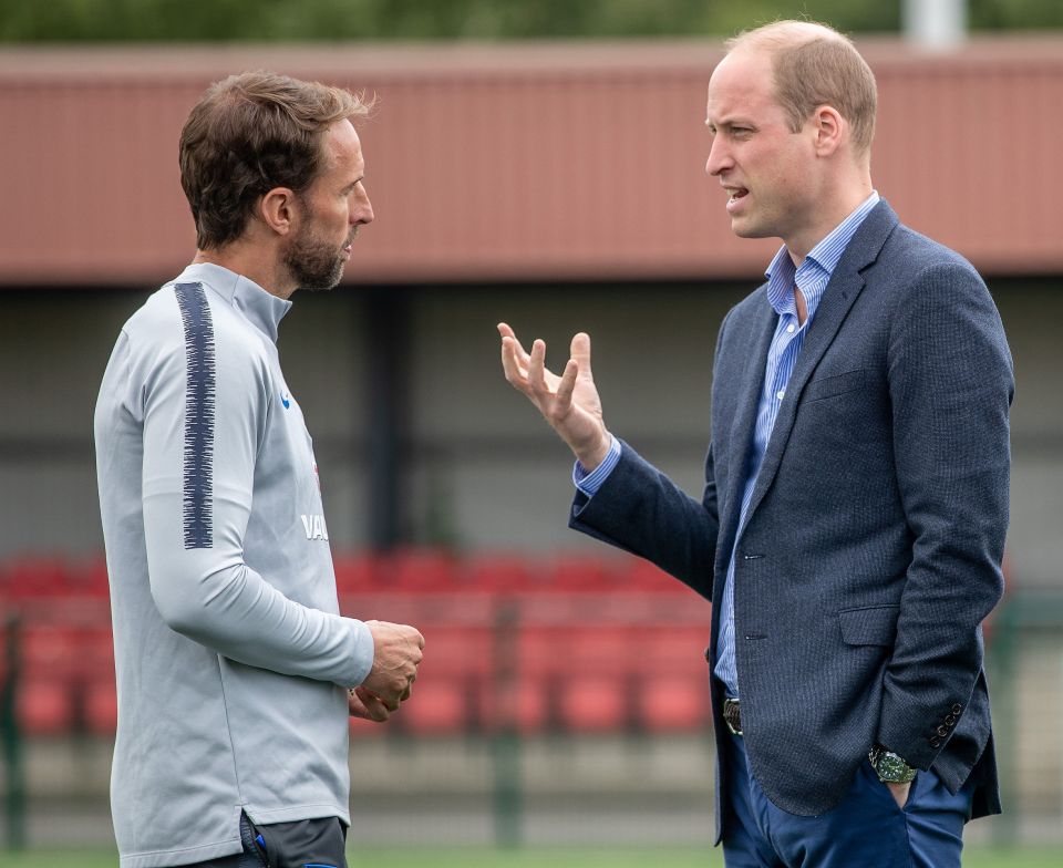 The England boss joined Prince William in hitting out at the sick trolls