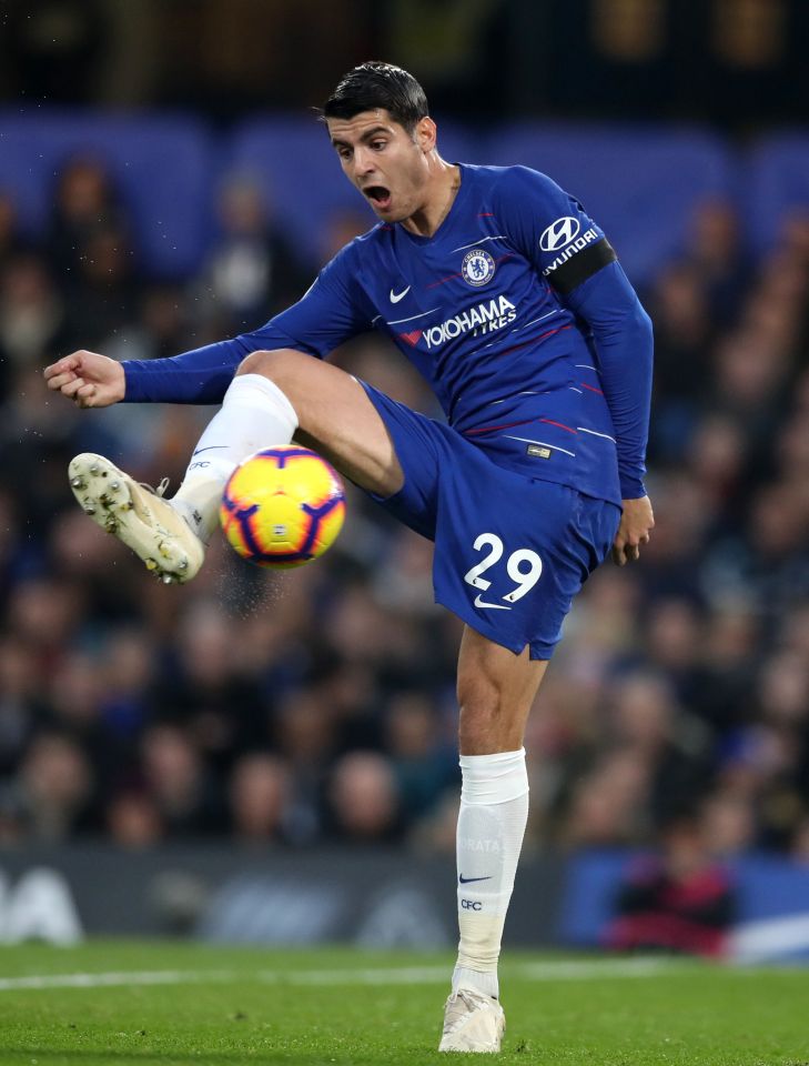 Morata struggled for any sort of form during his time at Stamford Bridge