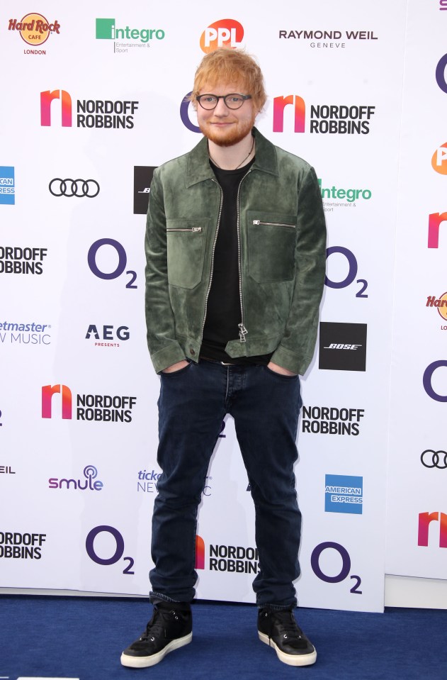 Ed Sheeran is expected to perform at the bash