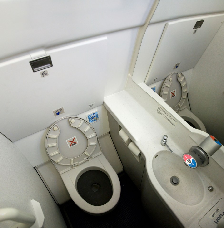 Next time you go into a plane bathroom, take a closer look at the mirror