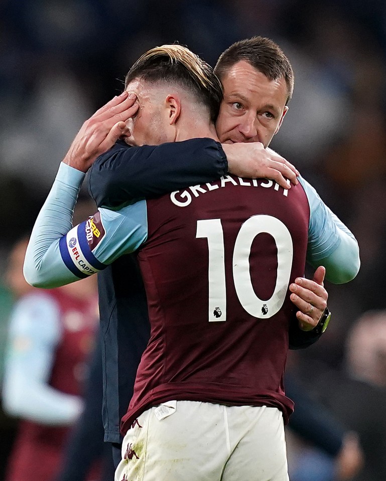 Terry thanked Villa's stars for their efforts throughout his time at the club