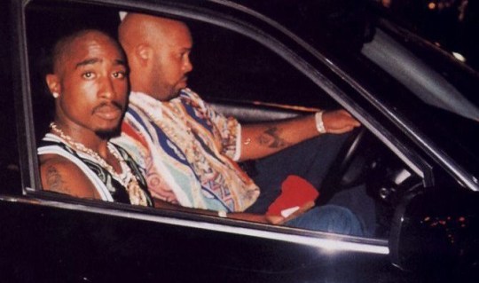 Tupac Shakur and Suge Knight