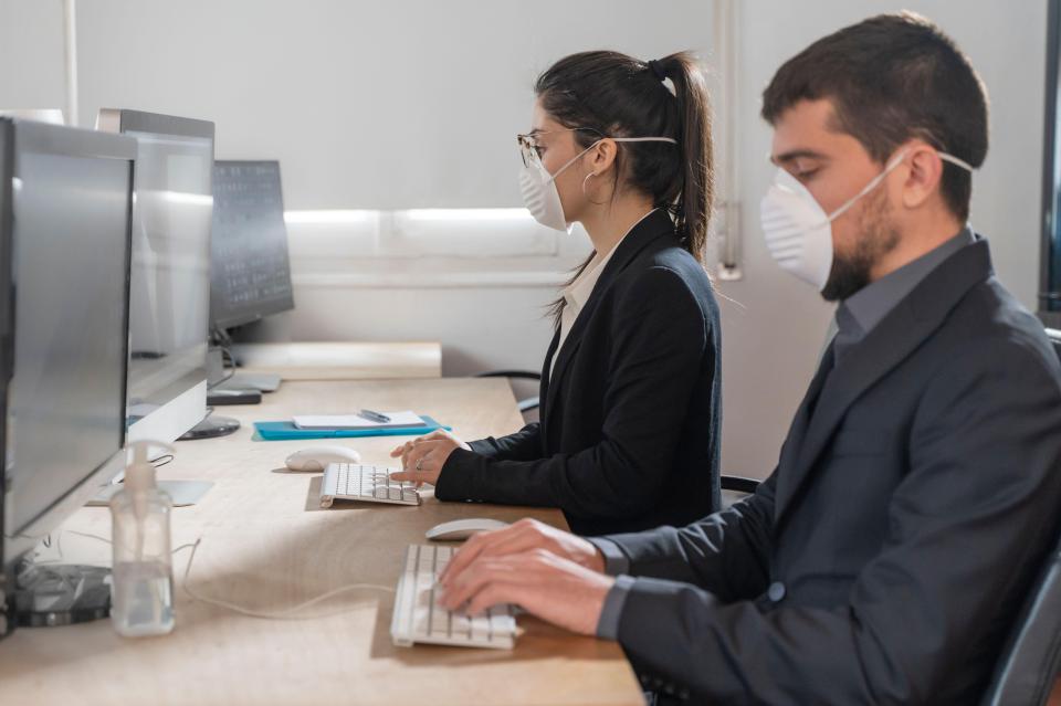 The new guidance over monitoring carbon dioxide levels comes as the Government prepares to relax Covid work-from-home advise