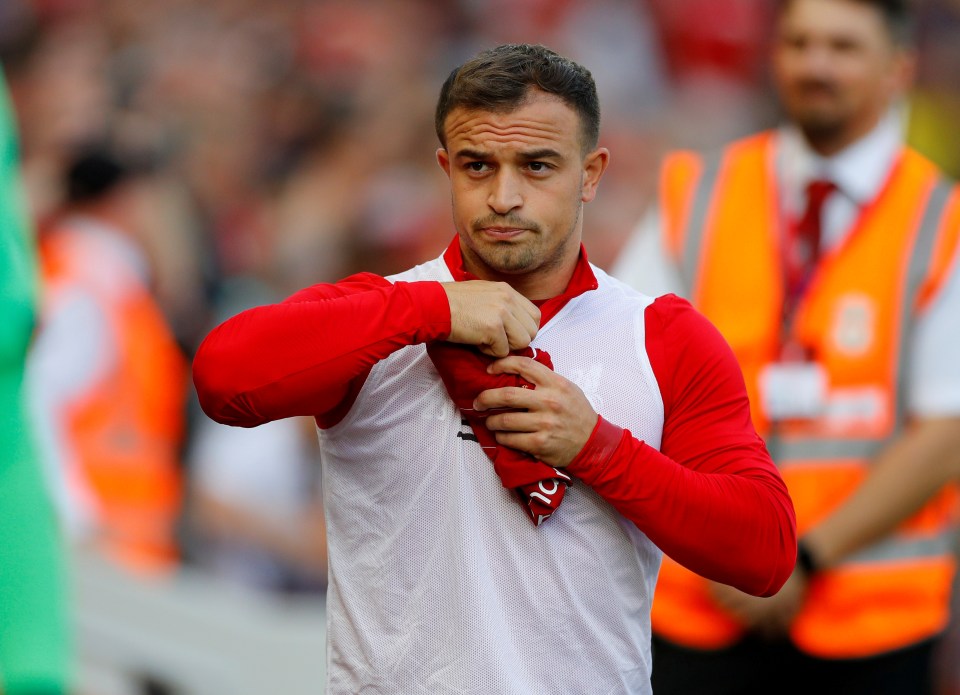 Shaqiri could be looking for a route out of Anfield this summer