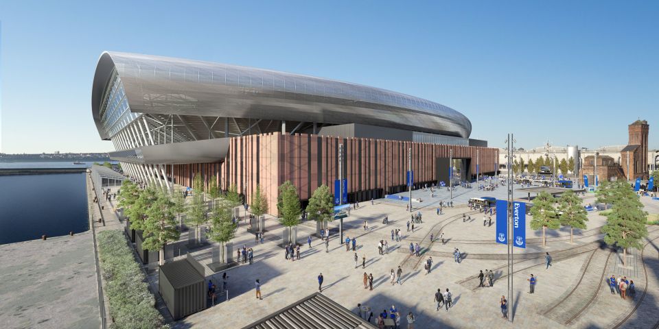 Everton are aiming to be in the new stadium for the 2024-25 season