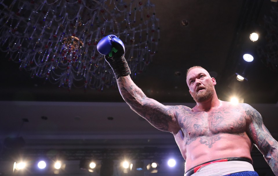 Hall fights Hafthor Bjornsson in September at a Las Vegas arena