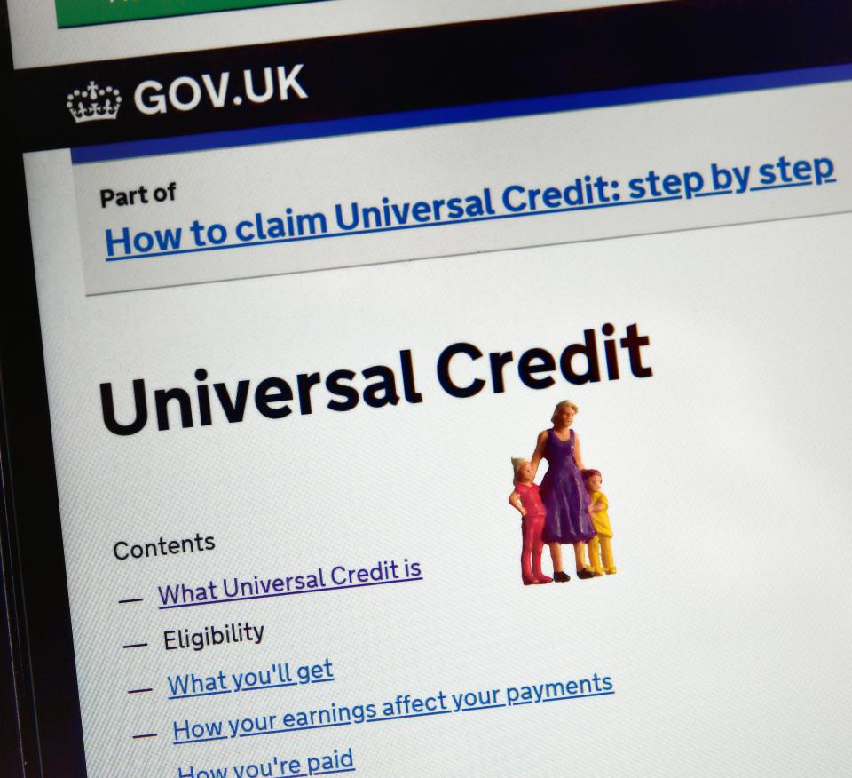 Universal Credit claimants will lose £1,050 a year in benefit payments