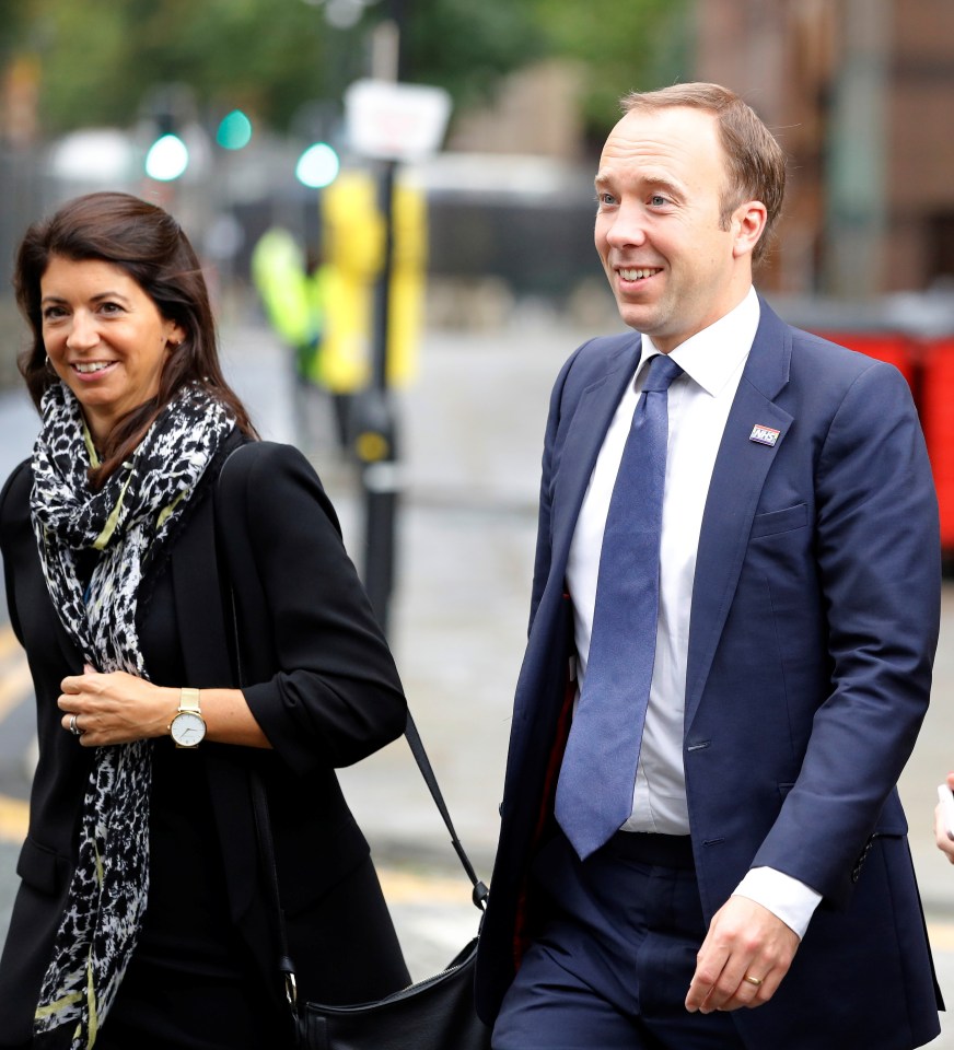 Gina Coladangelo and Matt Hancock met at universtiy