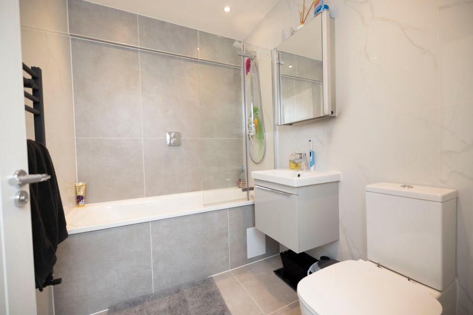 Her £335,000 house has one bathroom and two bedrooms