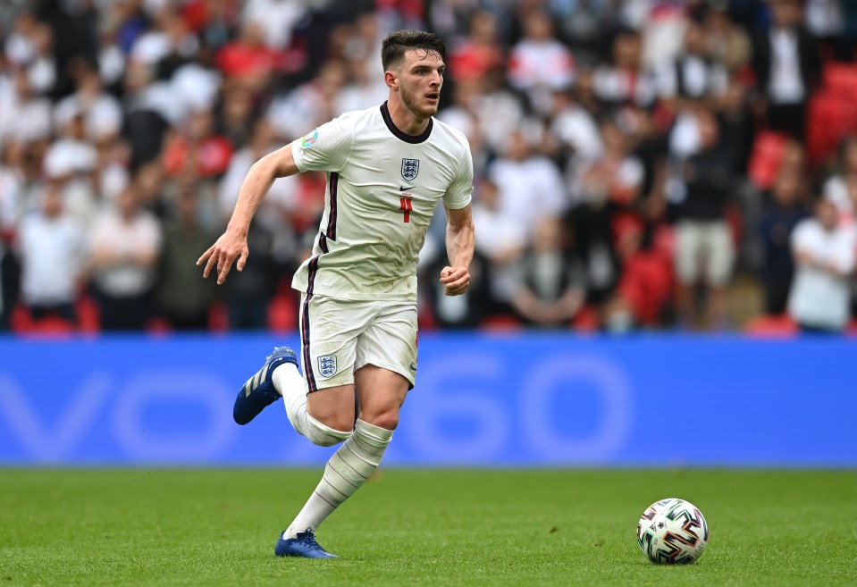 England star Declan Rice continues to star at the Euros