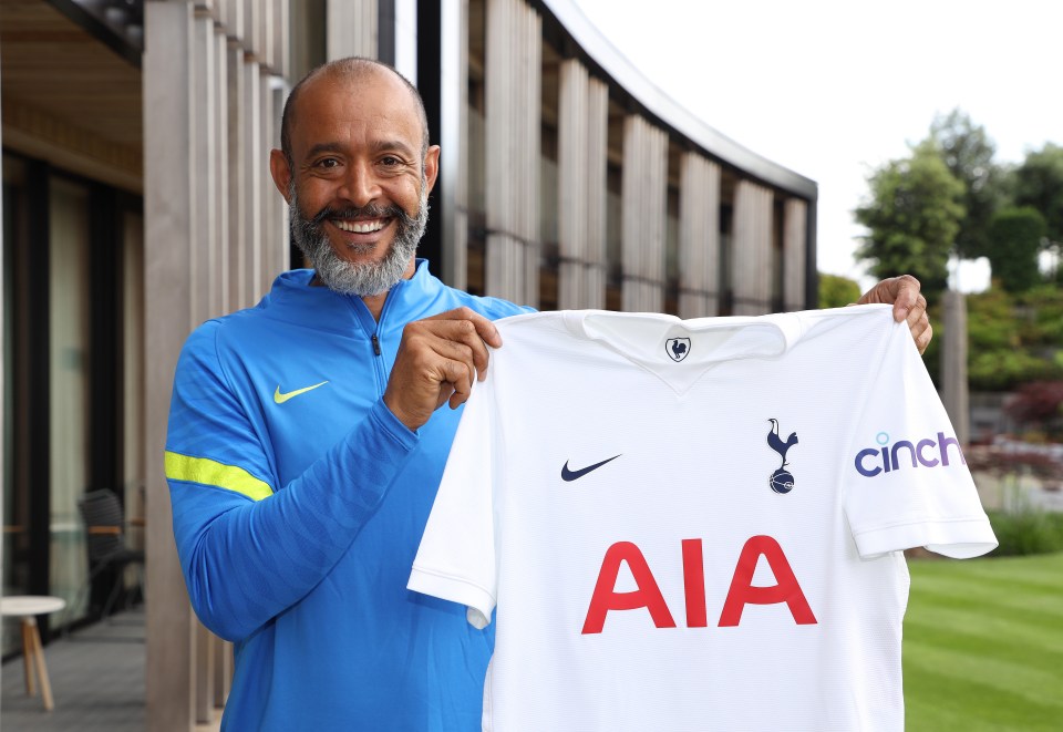 Nuno has been entrusted with finally delivering a trophy to Tottenham