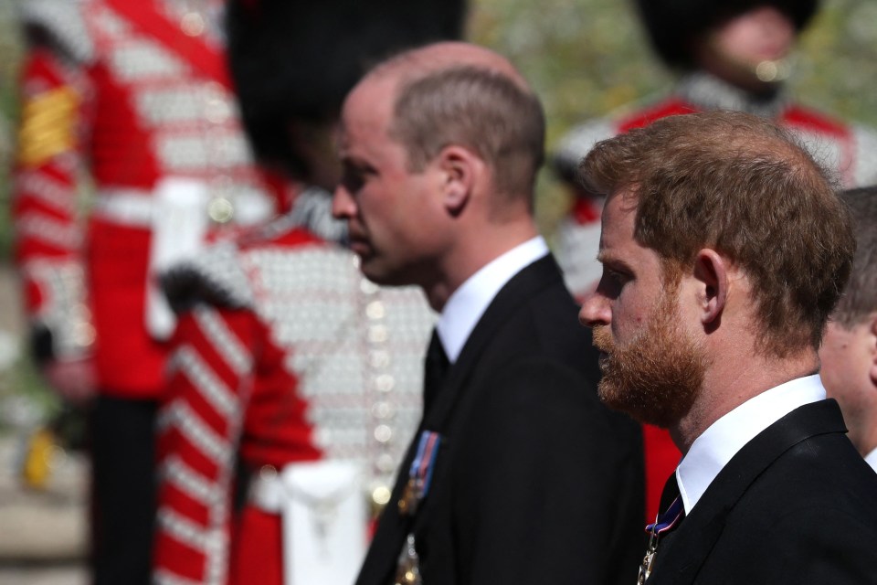 The brothers met for the first time yesterday since Prince Philip’s funeral in April