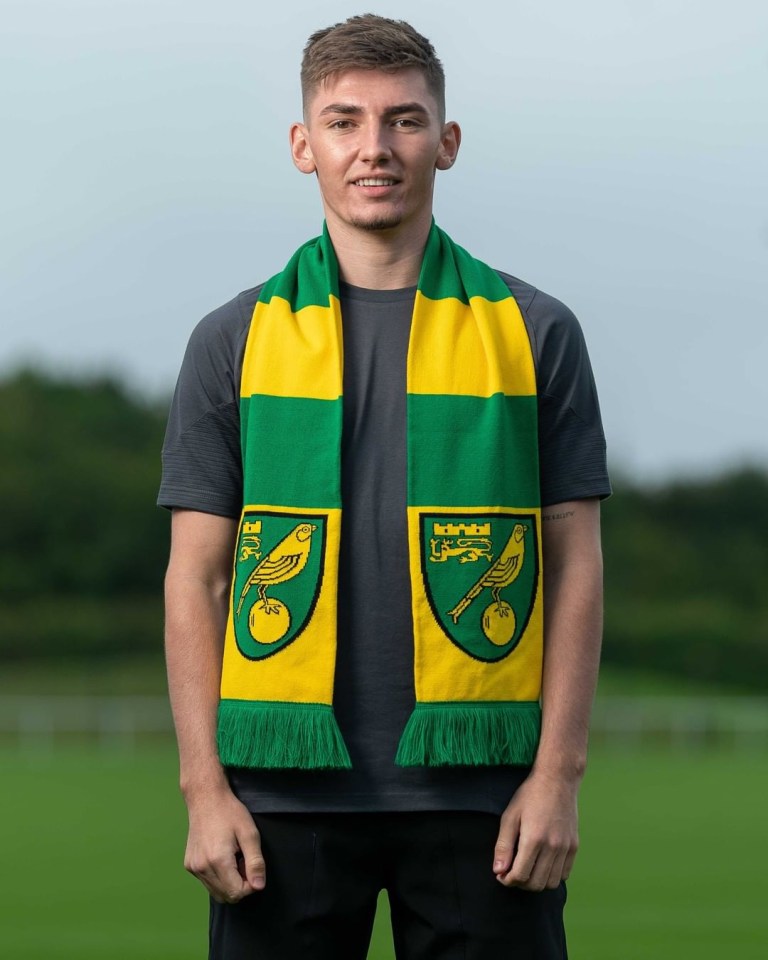 Gilmour has joined the Canaries on a season-long loan