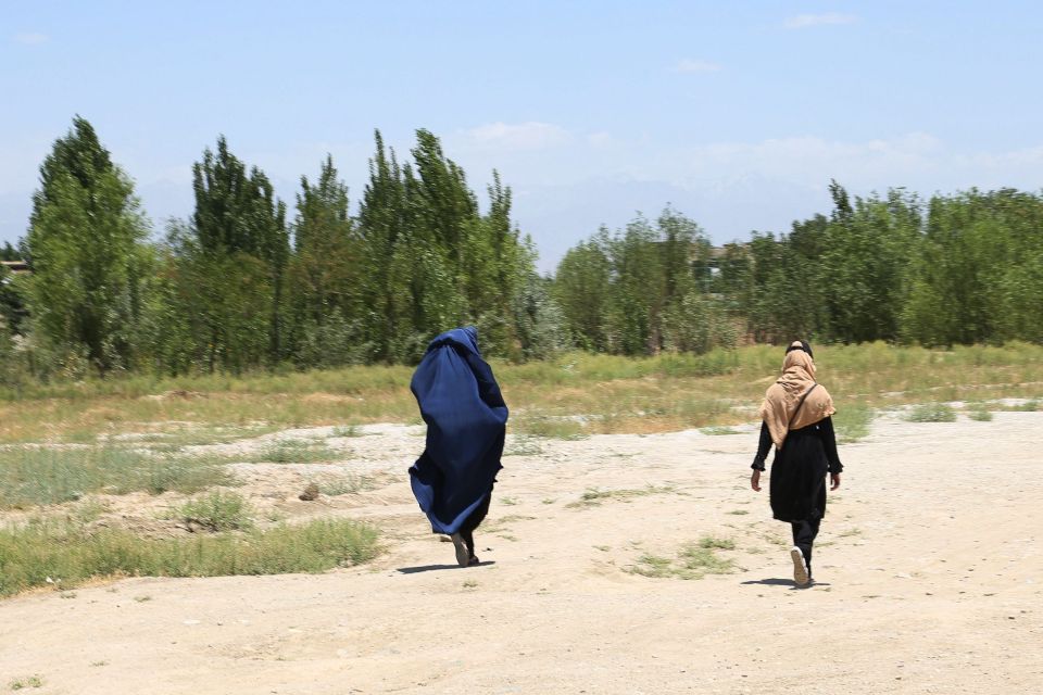 Afghan women have been banned from leaving the house alone under new Taliban rule in some areas