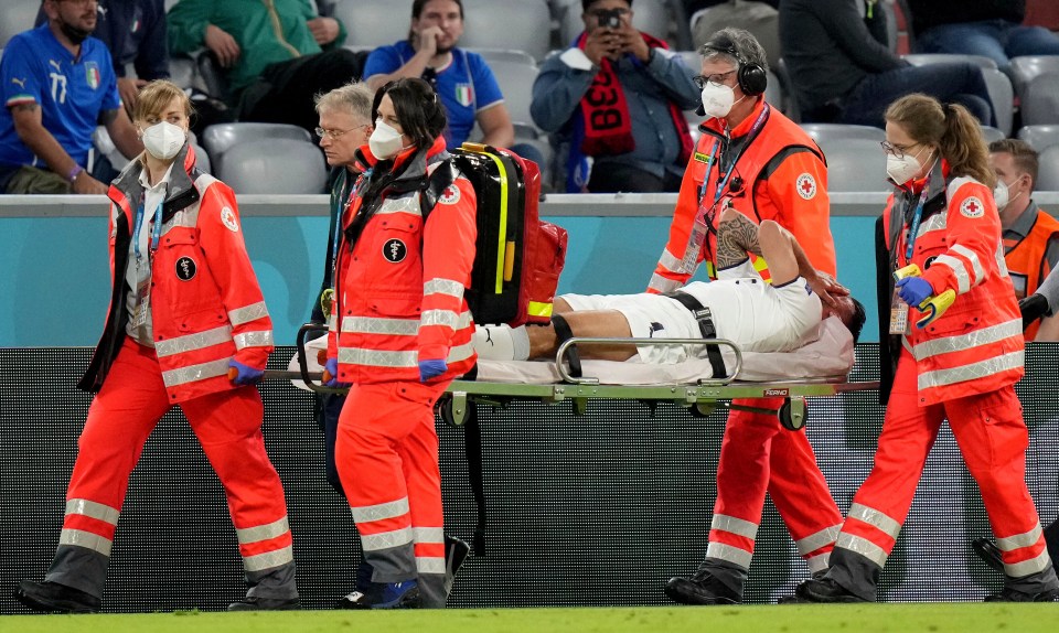 Leonardo Spinazzola suffered an Achilles injury which has ruled him out of the tournament