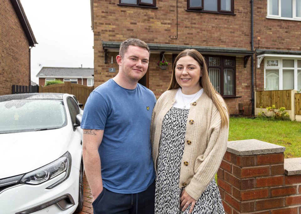 Student nurse Lauren and her boyfriend Alex bought their first home in May this year